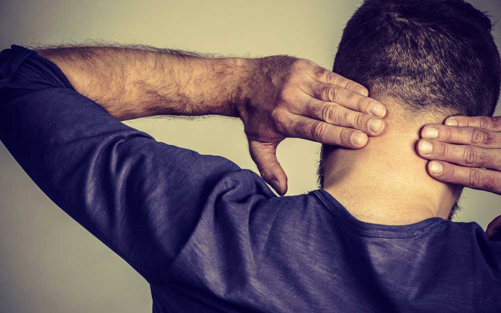 Man with Neck Pain
