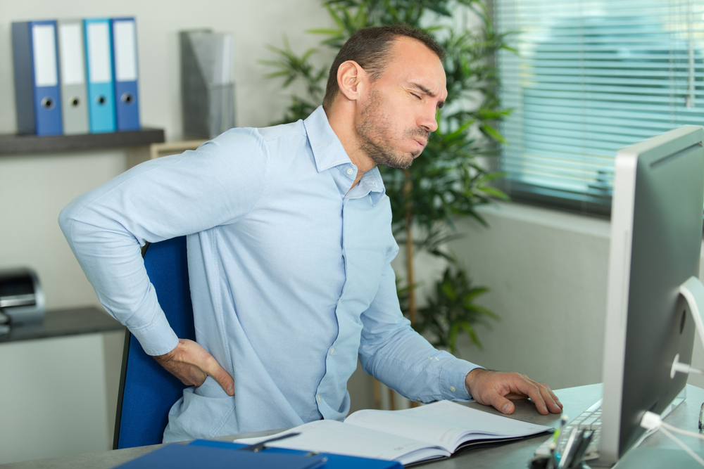 guy with back pain