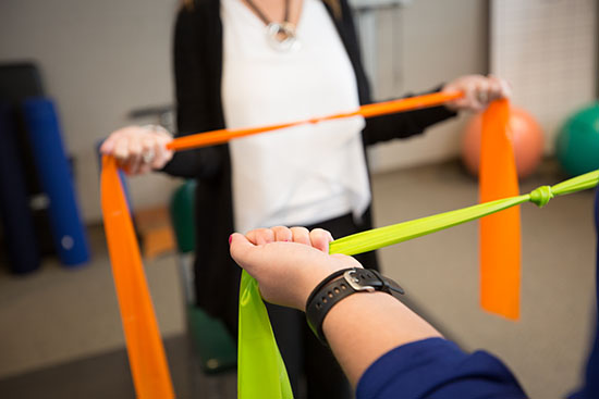 Stretching during Active Rehab at Daniels Chiropractic Stretching during Active Rehab at Daniels Chiropractic